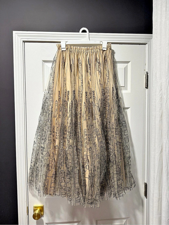 Free People Dresses & Skirts - Anthropologie embroidered city Maxi Skirt Size 1X NWT